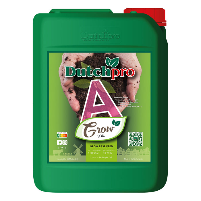 DutchPro Base Feed Grow Soil A, 5 Liter - Hard Water