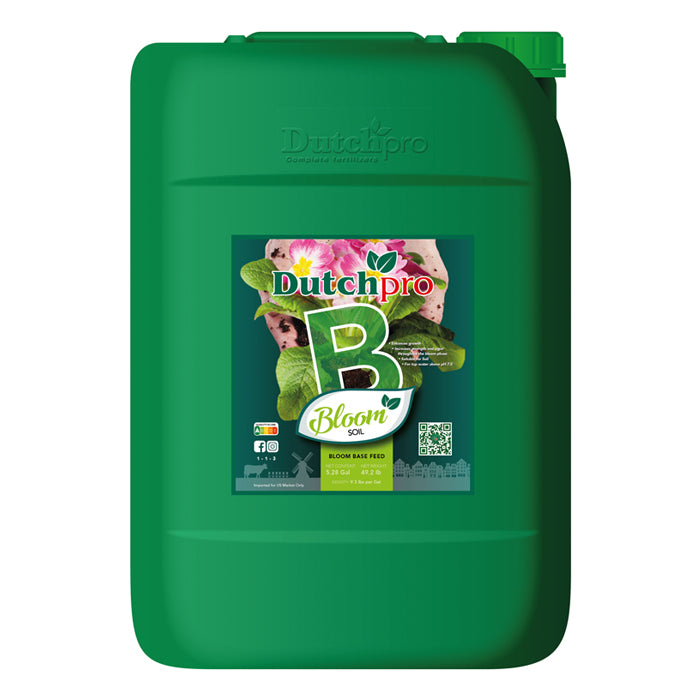 DutchPro Base Feed Bloom Soil B, 20 Liter - Hard Water
