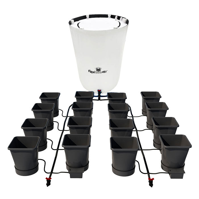 Autopot 16 Pot XL Watering System with 6.6 Gallon Pots, 60 Gallon Pro FlexiTank