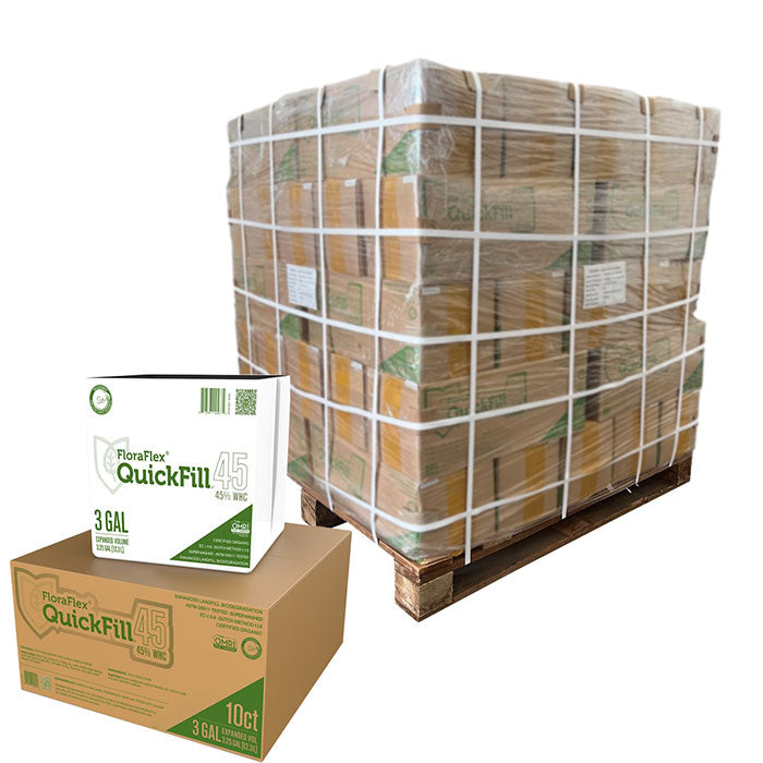 FloraFlex QuickFill Bag, 45% WHC, 3 Gallon, Pallet of 1000