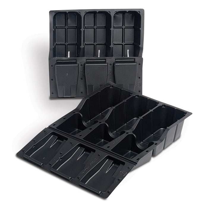 DL Wholesale 3 Plant Single Guide with Vent, Black