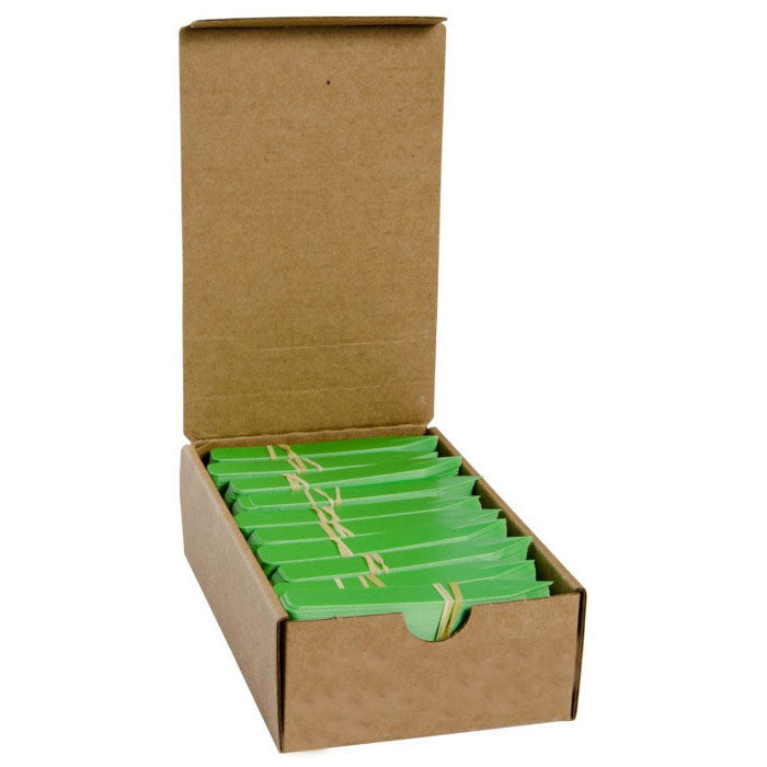 Covert Stake Labels, Green - Pack of 1000