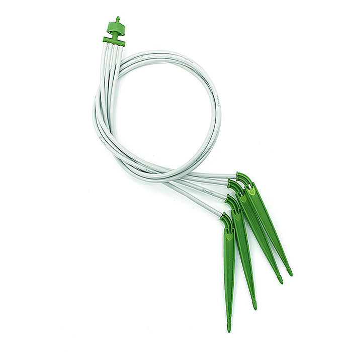 FloraFlex Micro Drip 4-Way Parallel Dripper Assembly, 18 Inch, Pack of 10