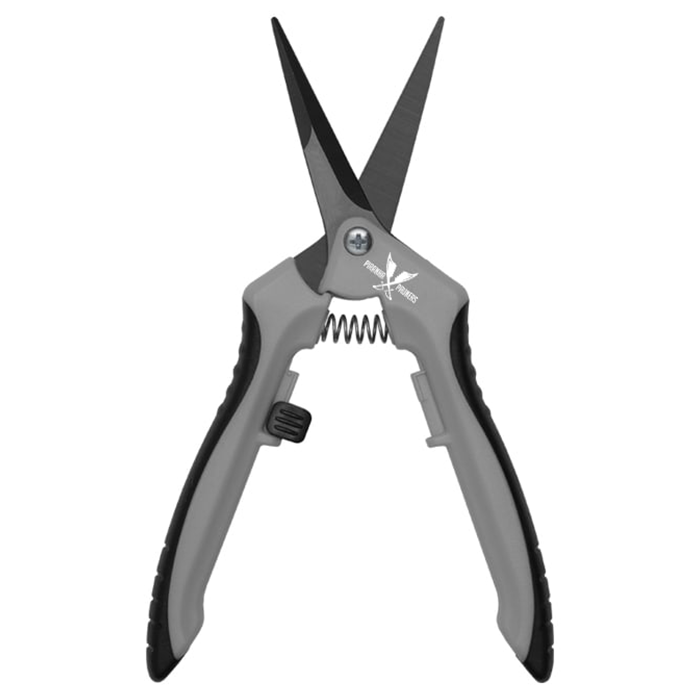 DL Wholesale Piranha Pruner Straight Blade Fluorine Trimming Scissors, Gray