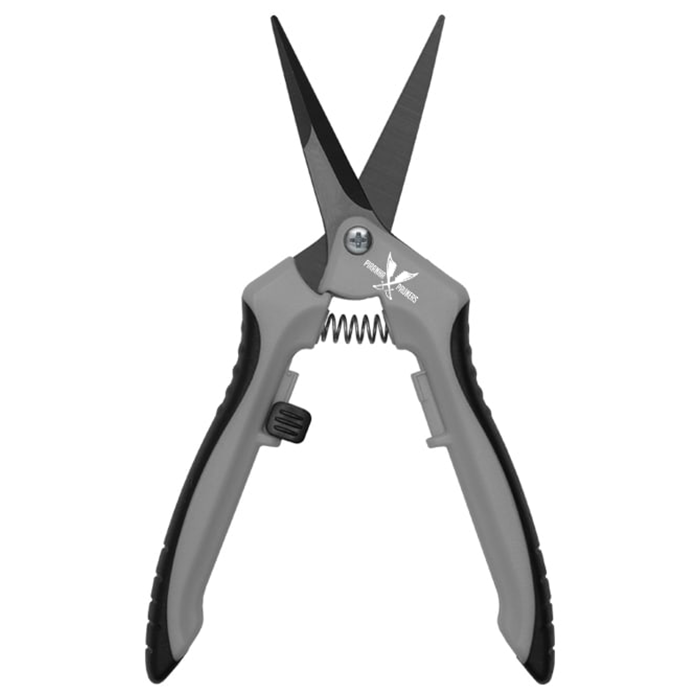 DL Wholesale Piranha Pruner Curved Blade Fluorine Trimming Scissors, Gray