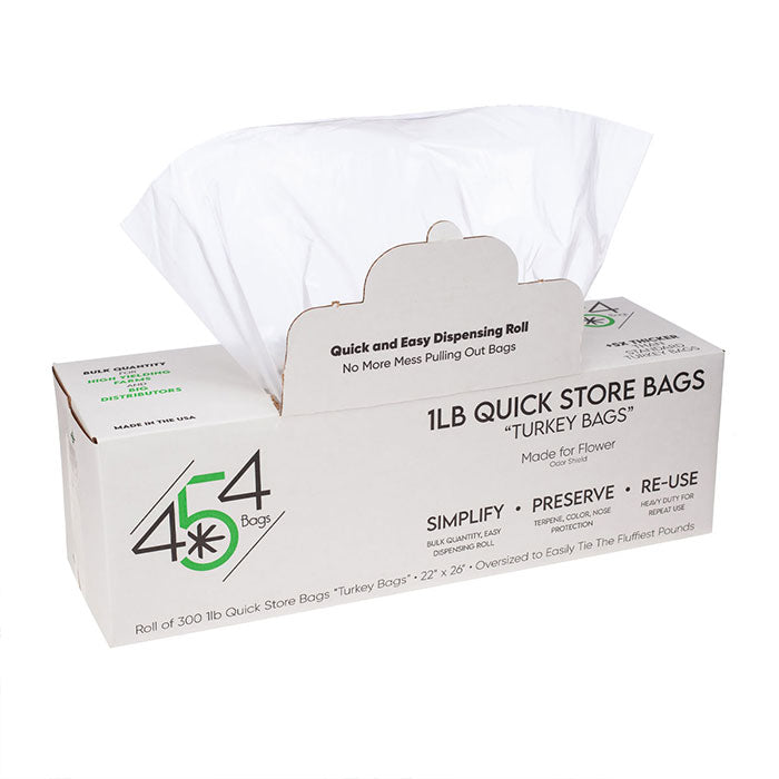 454 Bags Standard "Not for Turkey" Bags, 3 Gallon Bags 18 Inch x 22 Inch, Clear - Pack of 50
