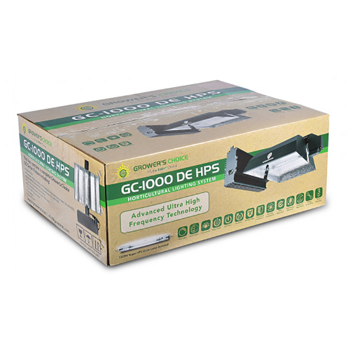 Growers Choice 1000 Watt Double Ended All in One Fixture with 2k DE HPS Bulb, 240 Volt