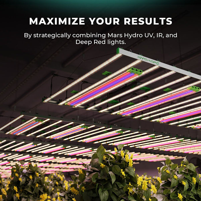 Mars Hydro Adlite Deep-Red Supplemental LED Grow Light Bar, Pack of 2