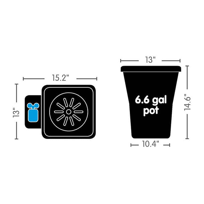 AutoPot 1Pot XL Module, 6.6 Gallon