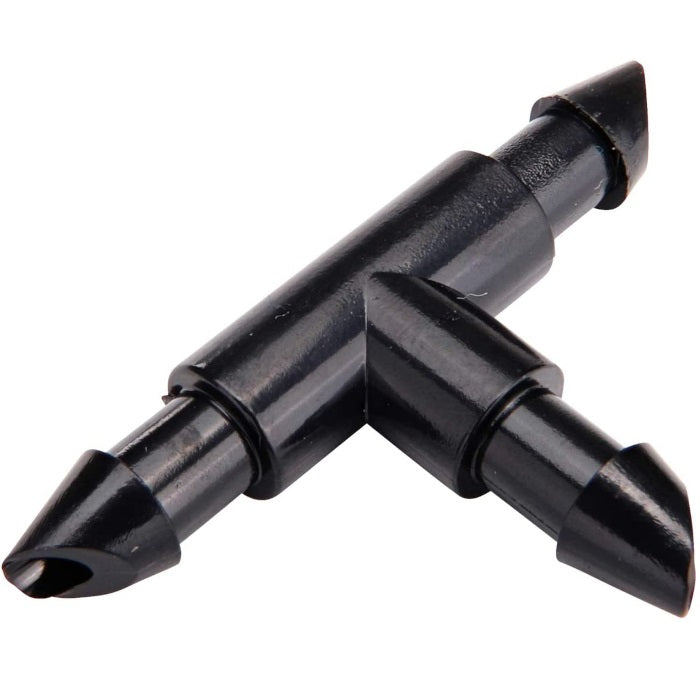 Raindrip Double Barbed Tee connector, 1/4 Inch - Pack of 50