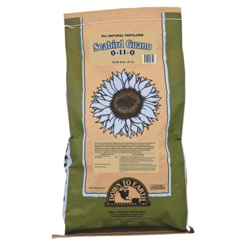 Down To Earth High Phosphorus Seabird Guano, 40 lb.