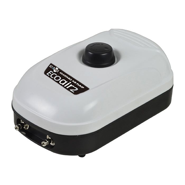EcoPlus Eco Air 2 Pump 3 Watt Two Outlet, 126 GPH