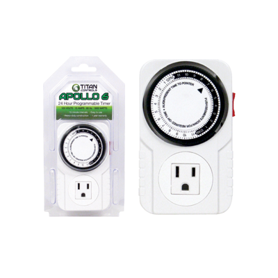 Titan Controls Apollo 6: 24 Hour Timer w/ 15 Minute Intervals