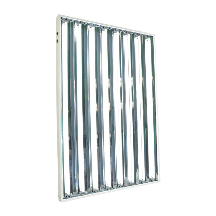 LighTech 4 ft. 8 Bulb T5 Fluorescent Light with 6,500K Bulbs