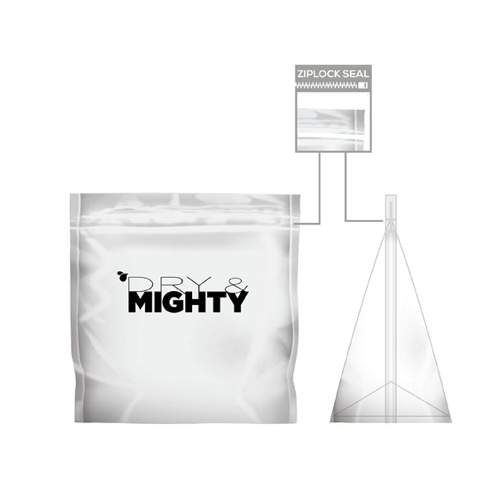 Dry & Mighty Air-Tight Storage Bags, Large - Pack of 100