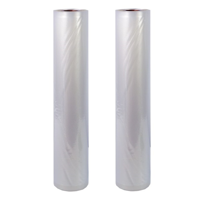 NatureVAC Vacuum Seal Roll, Clear, 15 in. x 19.5 ft - Pack of 2