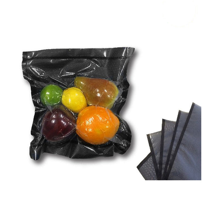 NatureVAC Pre-cut Vacuum Seal Bags, Black/Clear, 15 in. x 20 in. - Pack of 50