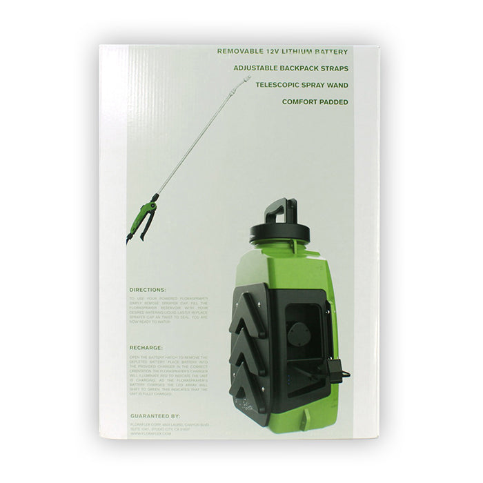 FloraFlex Battery Powered Backpack Sprayer, 8 Liter