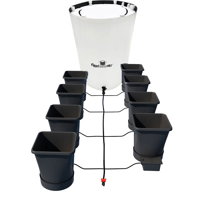 Autopot 8 Pot XL Watering System with 6.6 Gallon Pots, 25 Gallon Pro FlexiTank