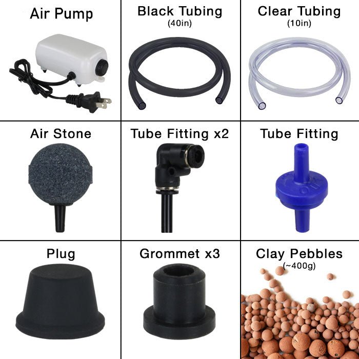 Grow1 Deep Water Culture Hydroponic System - 1 Bucket