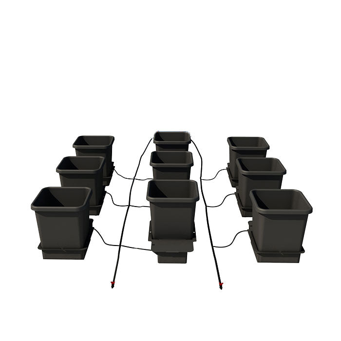 Autopot 9 Pot Watering System with 3.9 Gallon Pot, (No Tank)