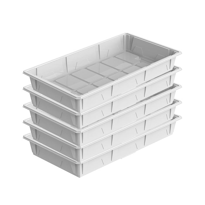 Active Aqua 2.0 High Rise Flood Table, White, 2' x 4', Pack of 5