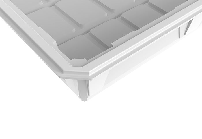 Active Aqua 2.0 High Rise Flood Table, White, 4' x 8'