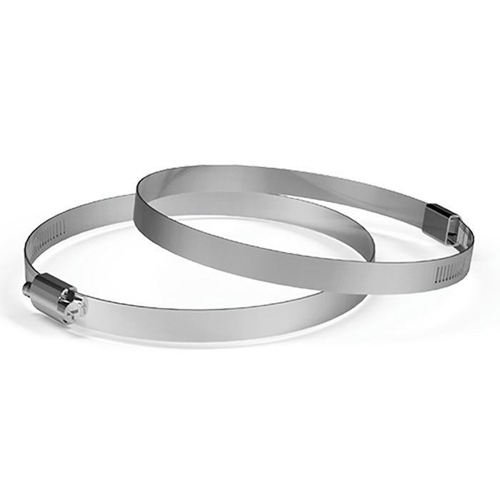 AC Infinity Stainless Steel Duct Clamps, 6" - Pack of 2