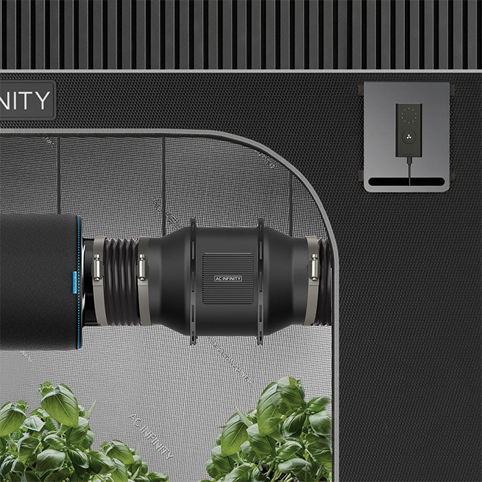 AC Infinity Air Filtration Kit with Inline Fan and Controller, Carbon Filter, and Ducting Combo, 6"