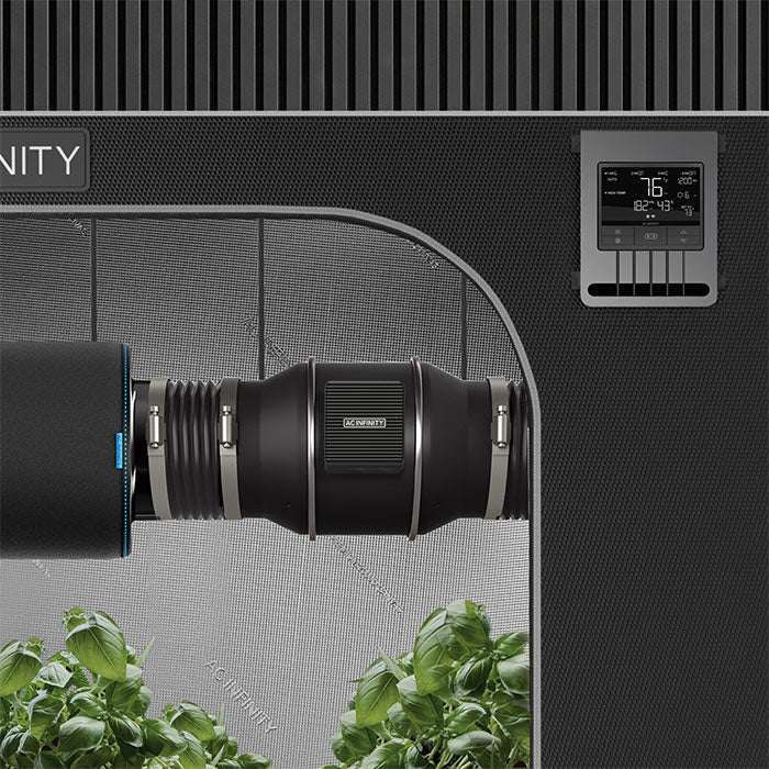 AC Infinity PRO Air Filtration Kit with Inline Fan and Controller, Carbon Filter, and Ducting Combo, 4"