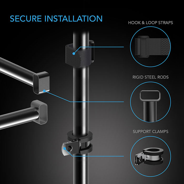 AC Infinity Grow Tent Mounting Bars For 2' x 4' CLOUDLAB Grow Tents