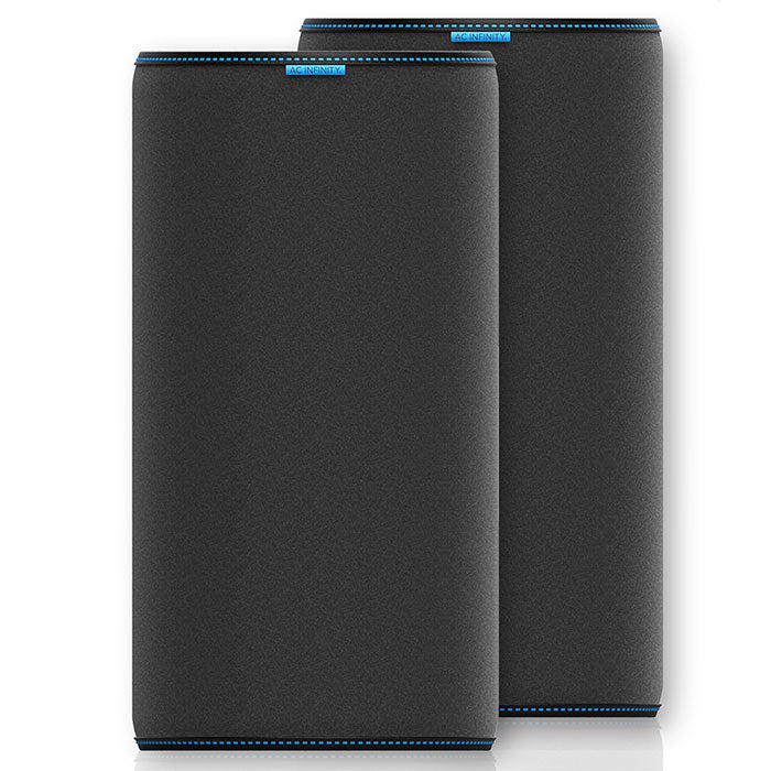 AC Infinity Cloth Pre-Filter for Inline Carbon filter, 12" - Pack of 2