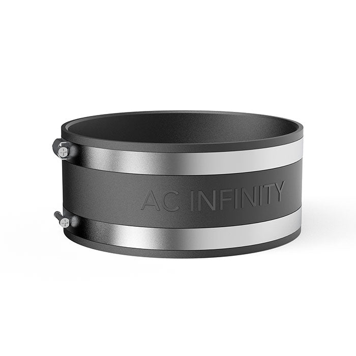 AC Infinity Noise Reduction Duct Coupler with Stainless Steel Clamps
