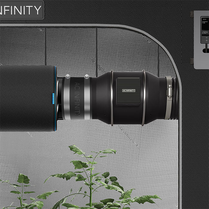 AC Infinity Noise Reduction Duct Coupler with Stainless Steel Clamps