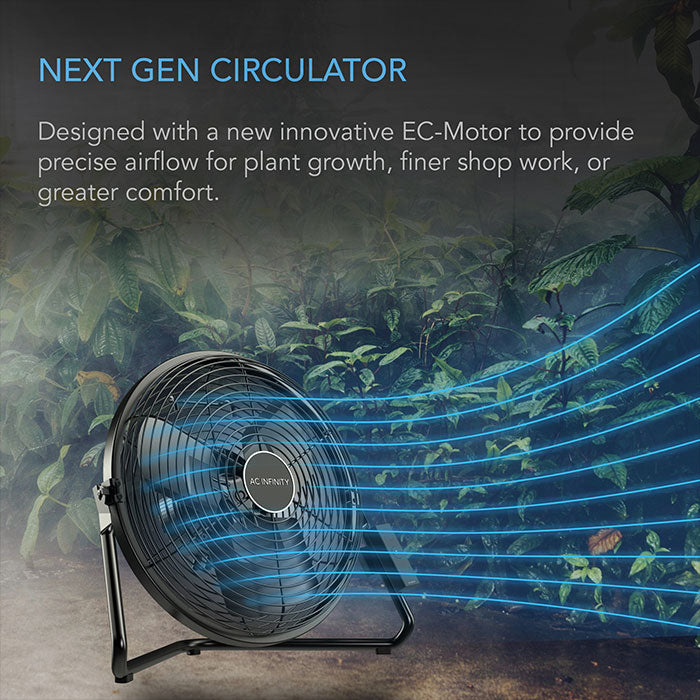 AC Infinity CLOUDLIFT S Series Floor/Wall Fan with Wireless Controller