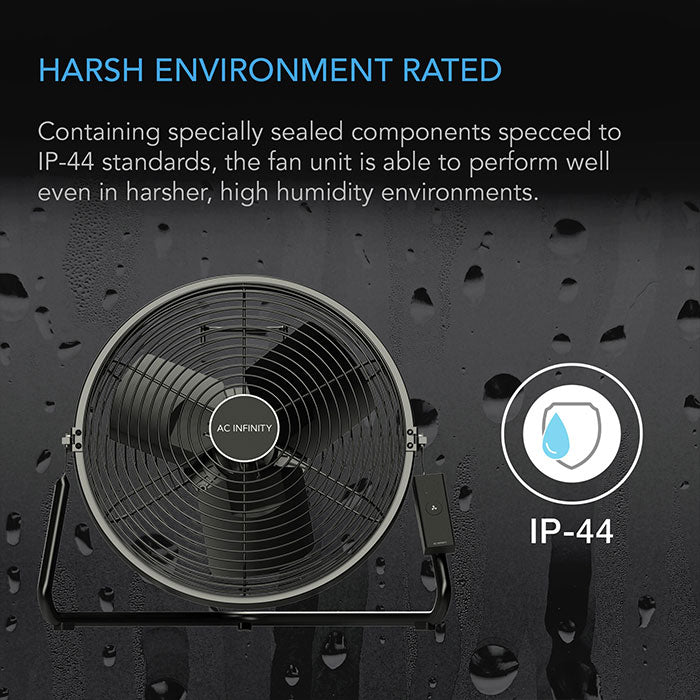 AC Infinity CLOUDLIFT S14 Floor/Wall Fan with Wireless Controller, 14"