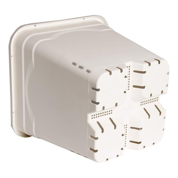 Active Aqua Square White Pots