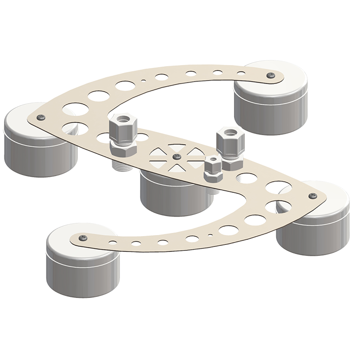 Agrowtek PPX Probe Pontoon Water Sensor Float Platform For pH, EC, & Temperature Sensor Probes