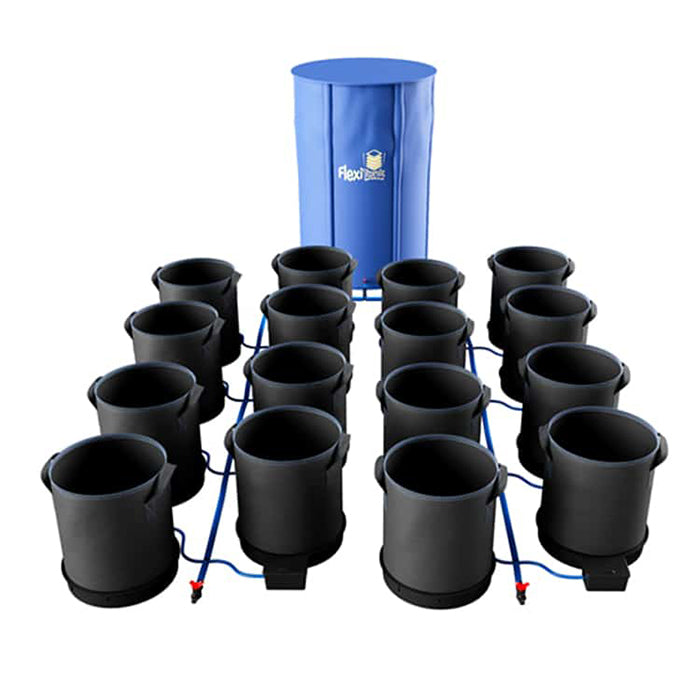 AutoPot 16 Pot XXL Watering System with 13 Gallon Fabric Pots, 60 Gallon FlexiTank