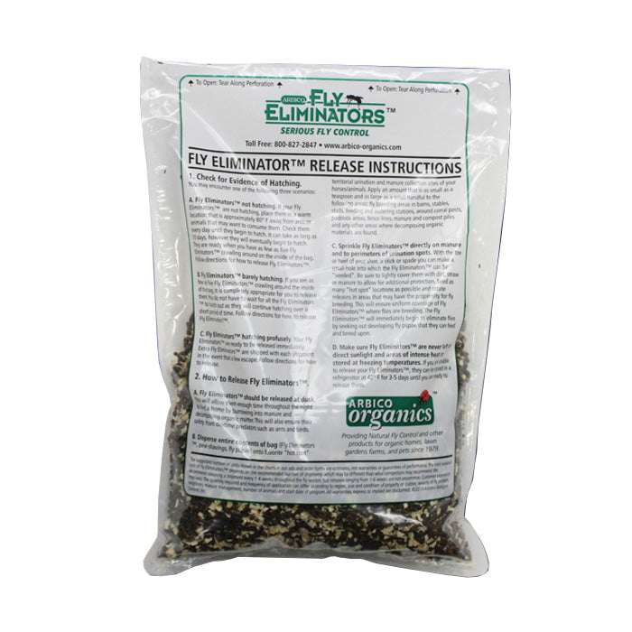ARBICO Organics Fly Eliminator Beneficial Insects, 4 Units