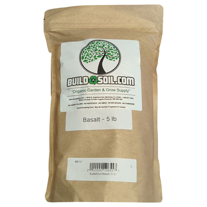 BuildASoil Basalt Rock Dust, 5 lb.
