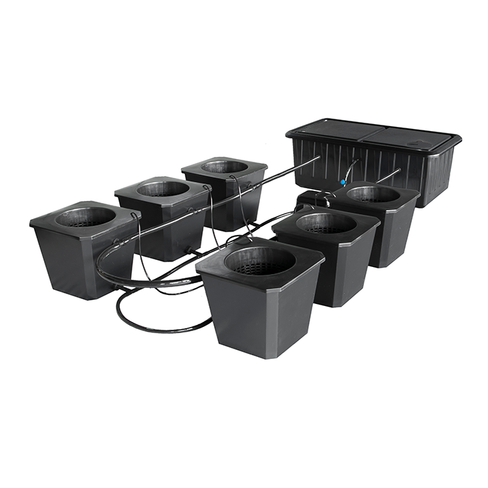 SuperCloset Bubble Flow Buckets - 6 Site System