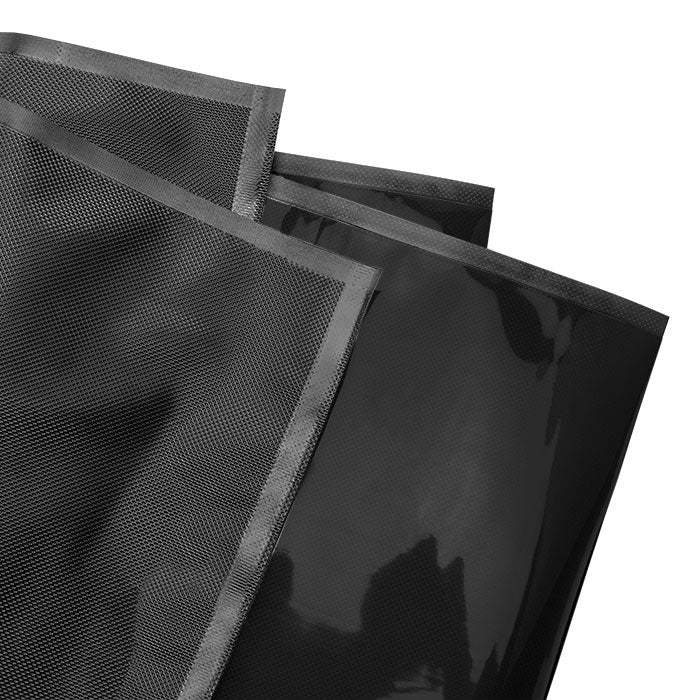 ArmorVac Pre-Cut Vacuum Seal Storage Bags, 5 mil 15 Inch x 20 Inch, Black - Pack of 50