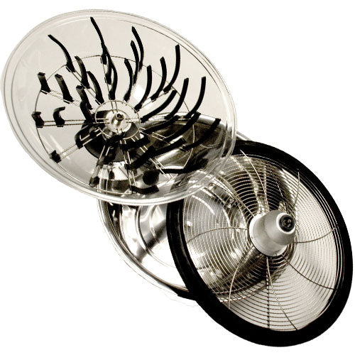 DL Wholesale Twisted Trimmers 16" Clear Top Bowl Trimmer