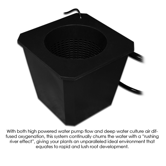 SuperCloset Bubble Flow Buckets - 6 Site System