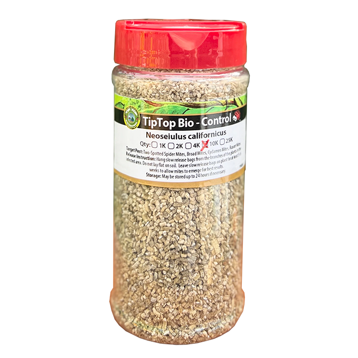 Tip Top Bio-Control Neoseiulus Californicus Beneficial Mites, Bottle of 10,000