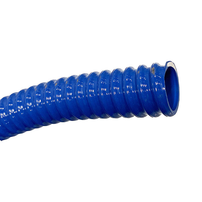 Current Culture 1" Heavy Duty Corrugated Return Water Hose, 25 ft. - Blue