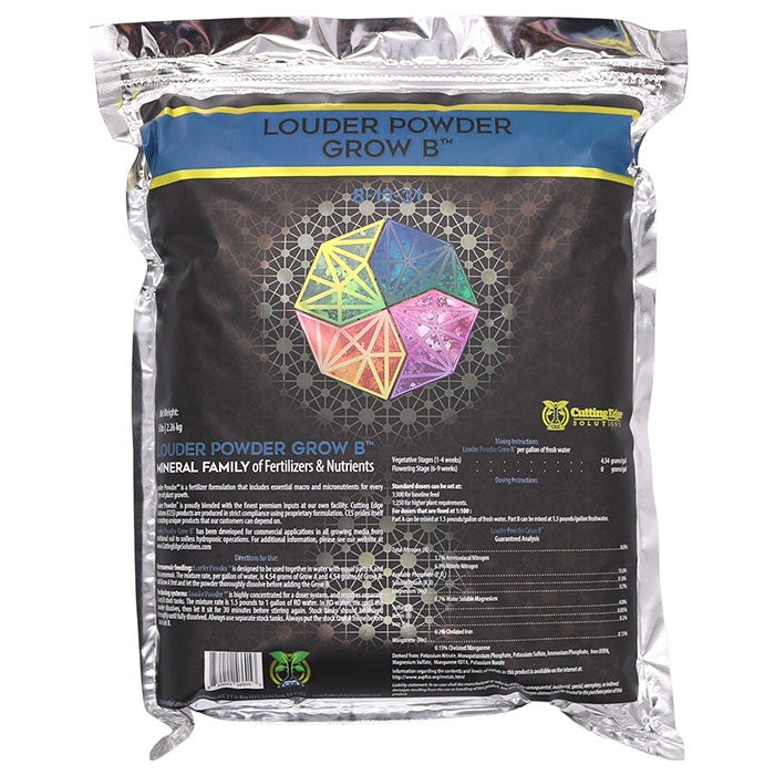 Cutting Edge Solutions Louder Powder Grow B 8-13-31, 5 lb.