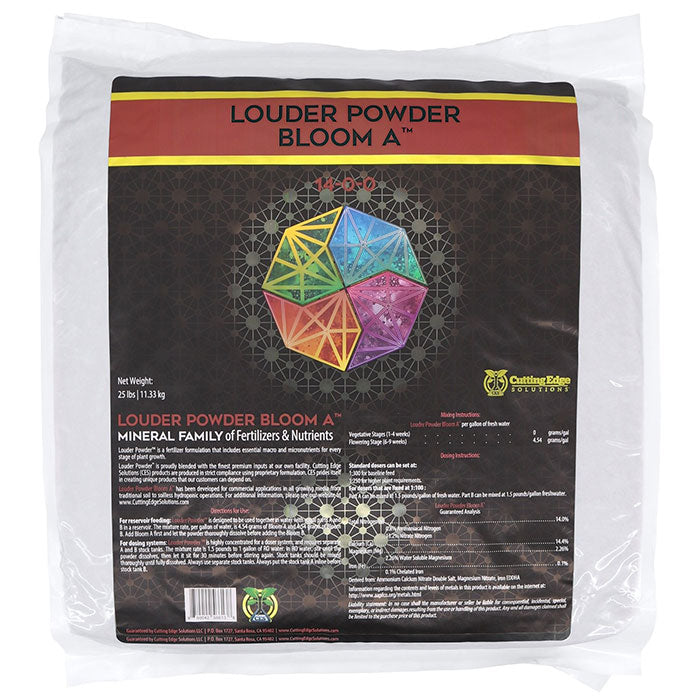 Cutting Edge Solutions Louder Powder Bloom A 14-0-0, 25 lb.