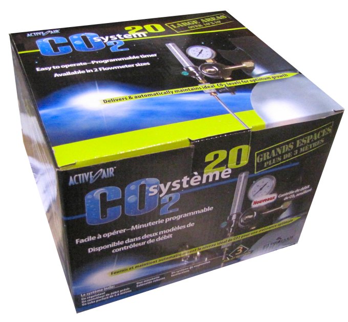 Active Air CO2 Regulator System with Timer, 1-20 cubic ft per hour